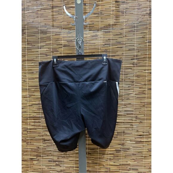 Adidas Women's Designed 2 Move High Rise Sport Shorts Plus Size, Black, Size 3X - Picture 3 of 3